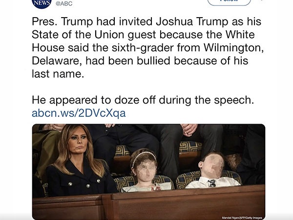 ABC News Targets a Child to Score Political Points Against President Trump ABC News Targets a Child to Score Political Points Against President Trump