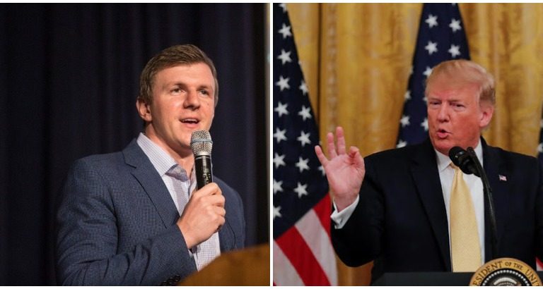 President Trump Applauds James O’Keefe At White House Summit