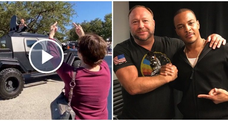 Alex Jones Meme Roundup: Riding a Battle Tank, Jousting With T.I. and More